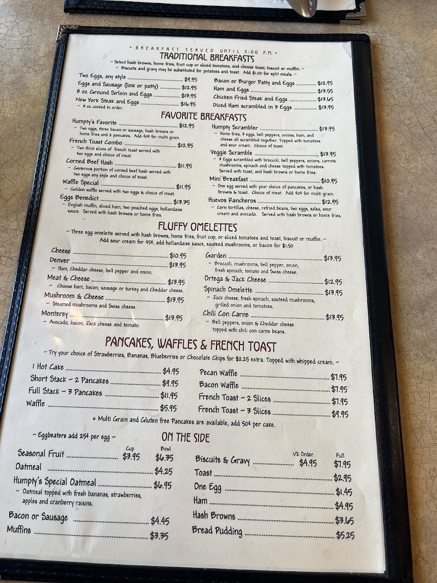 Humpty Dumpty Kitchen Photo Menu 6