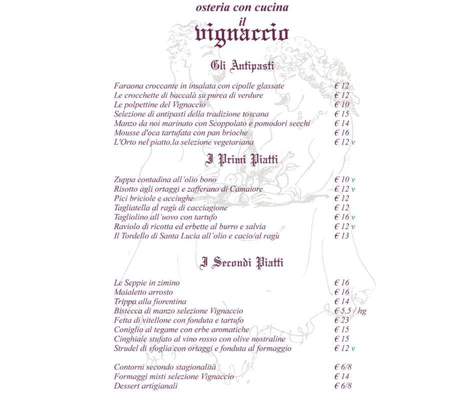 Osteria Il Vignaccio Photo Menu 1