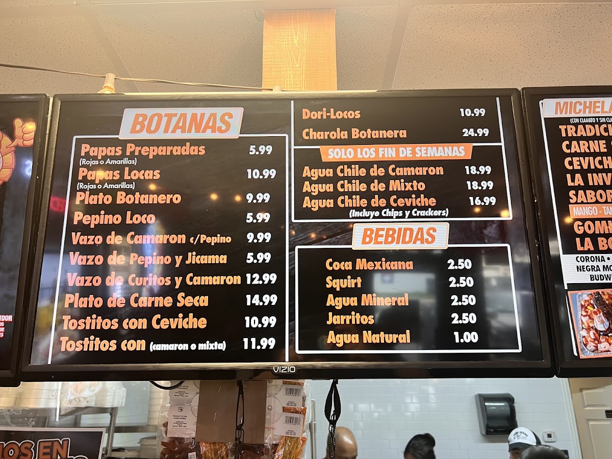 Tostadas Y Micheladas El Camaron Loco- Beckley Ave Photo Menu 2