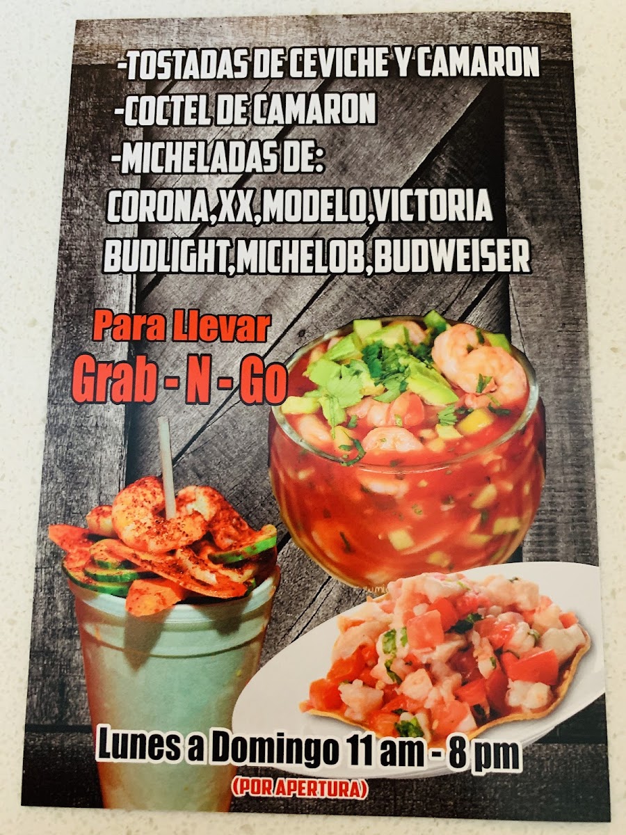 Tostadas Y Micheladas El Camaron Loco- Beckley Ave Photo Menu 8