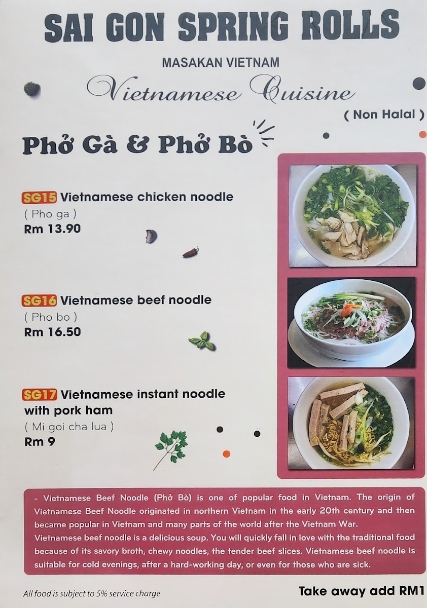 Món Việt ( Sai Gon Spring Rolls ) Photo Menu 4