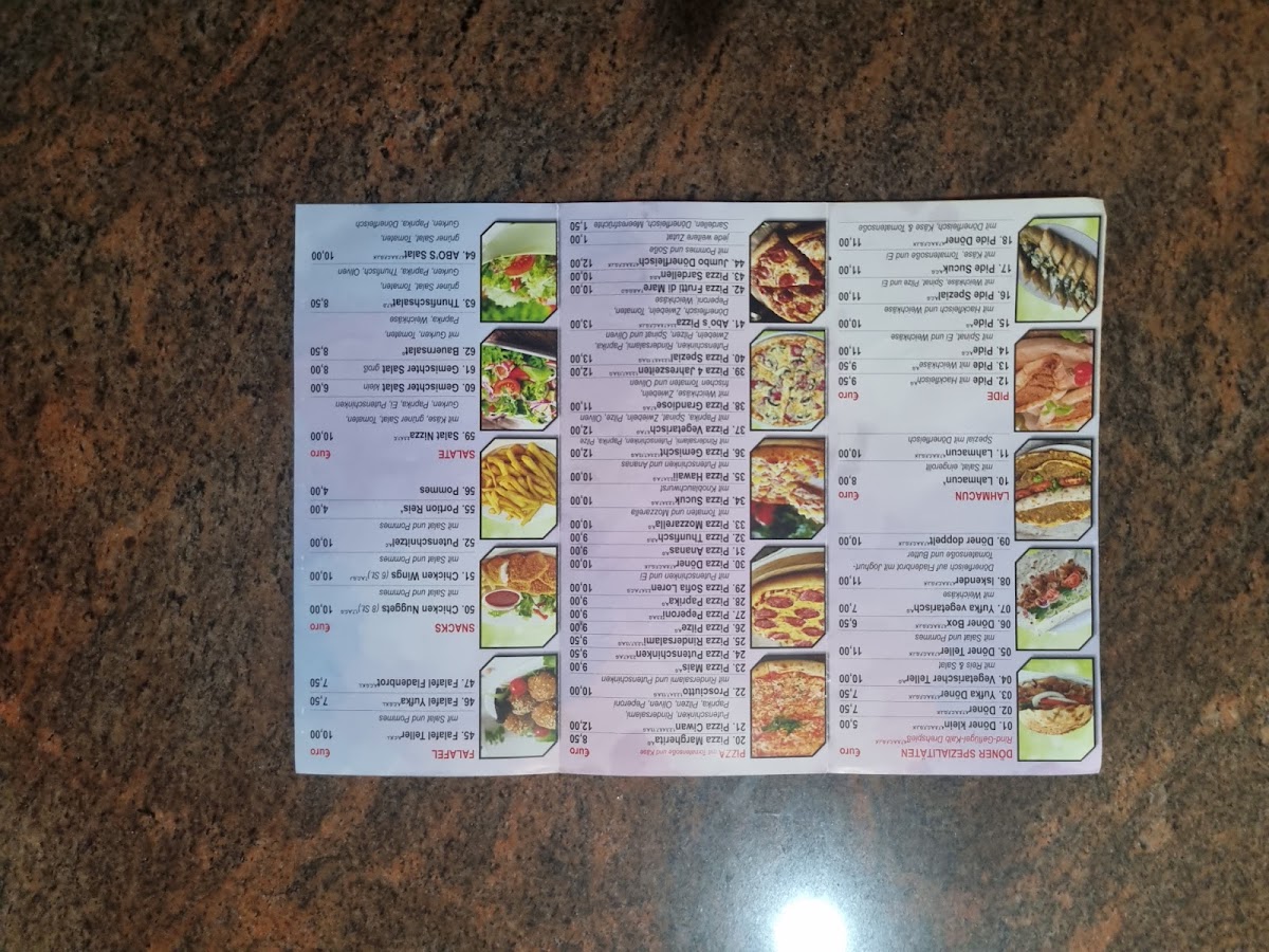 Abo's Pizza& Döner Photo Menu 1