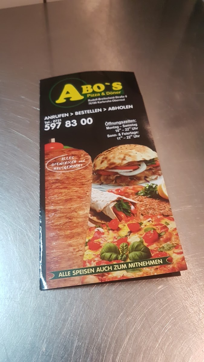 Abo's Pizza& Döner Photo Menu 6