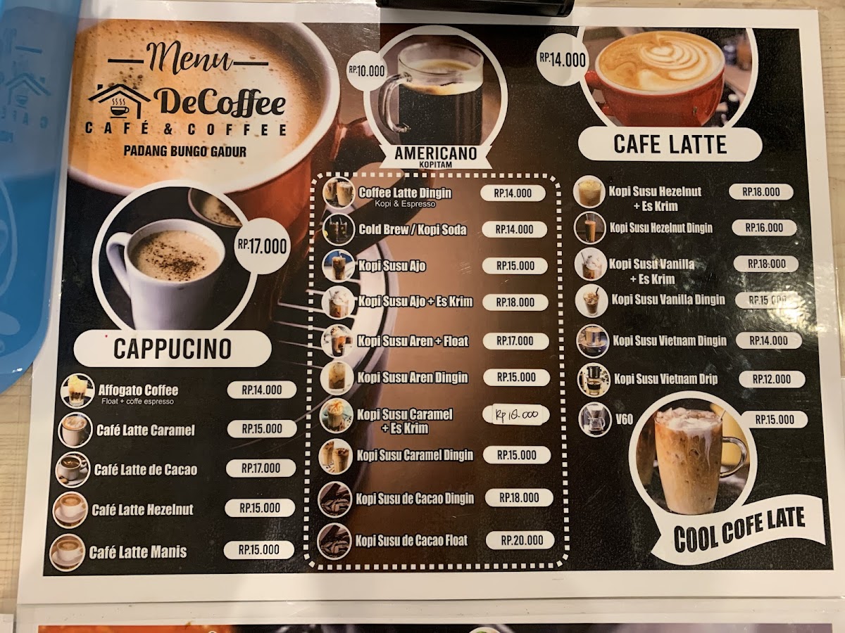 decoffee - Pariaman Photo Menu 3