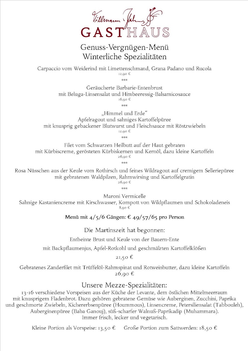 Tillmann Hahns Gasthaus und Feinkost-Bistro Photo Menu 4