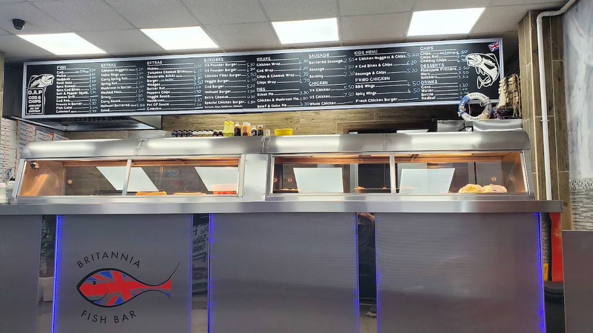 Britannia fish bar Photo Menu 2