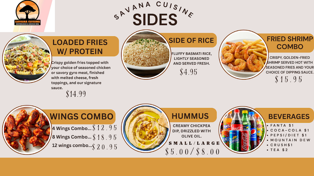 Savana Cuisine Photo Menu 2