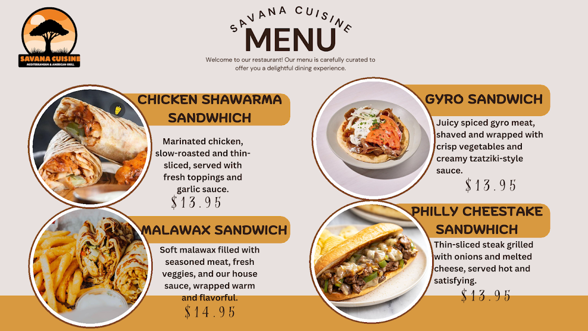 Savana Cuisine Photo Menu 3
