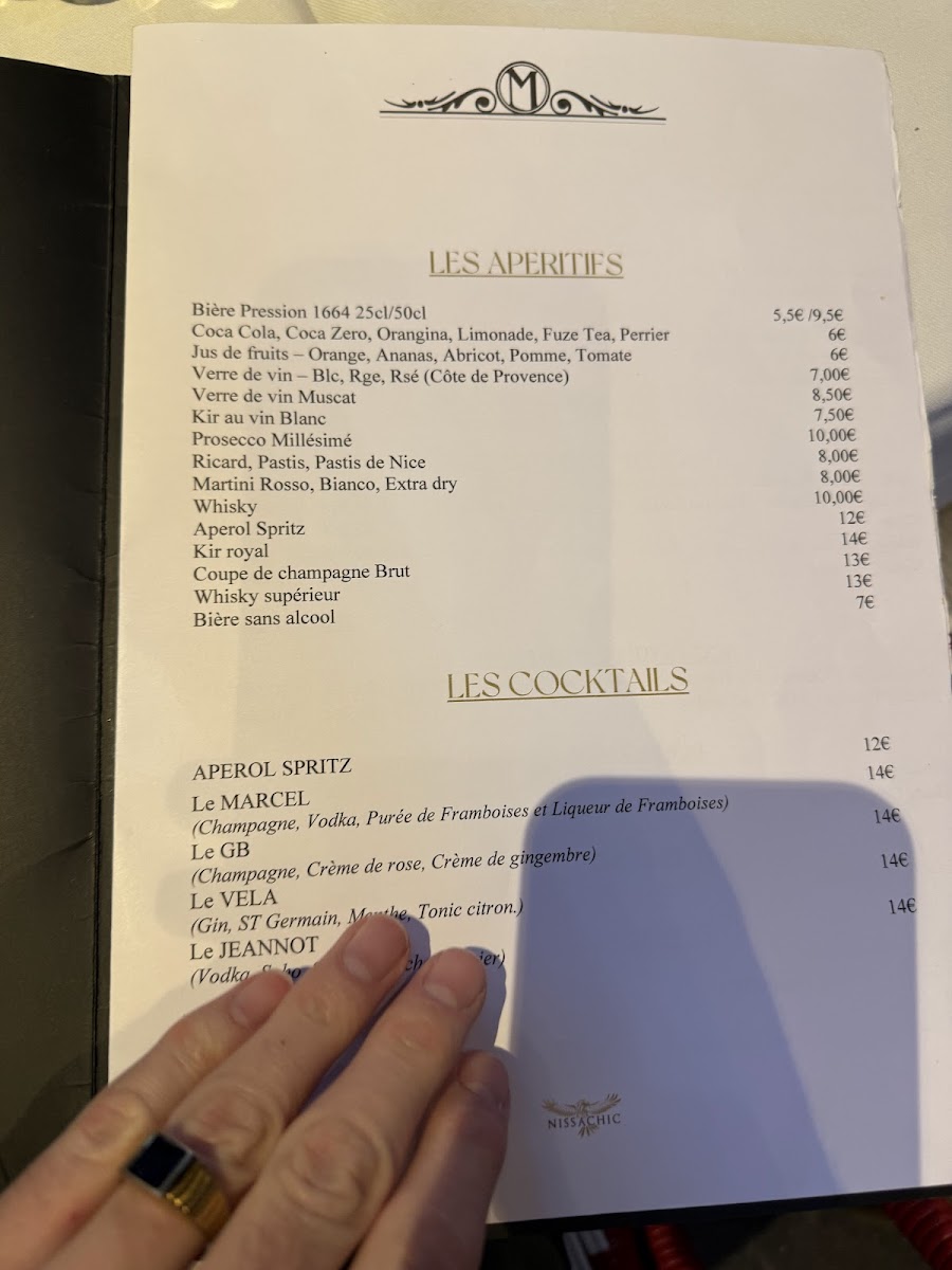 Marcel Bistro Chic Photo Menu 10
