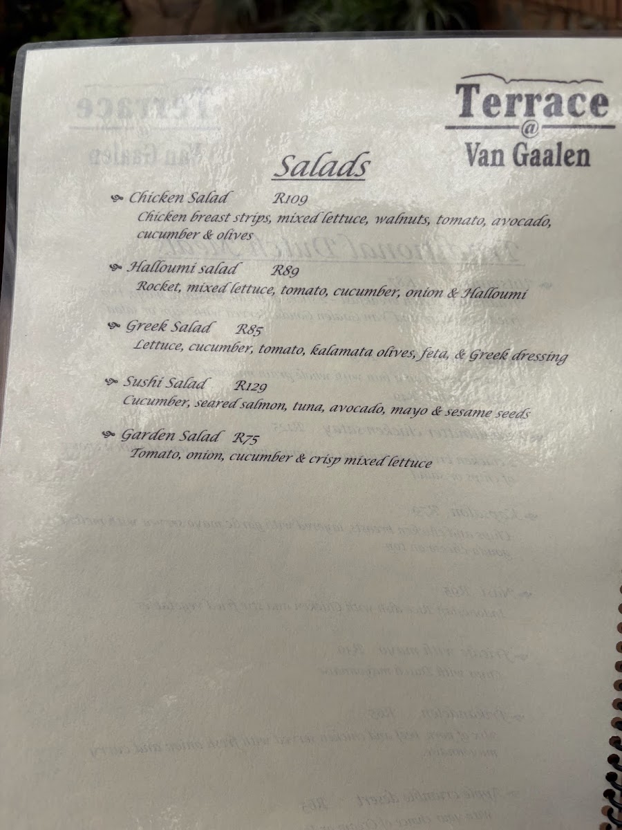 Van Gaalen Cheese Farm Photo Menu 7