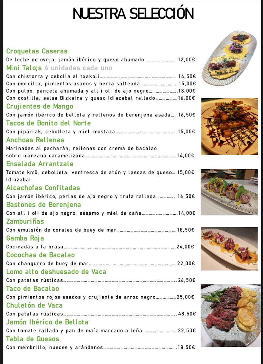 Laga Jatetxea Photo Menu 3