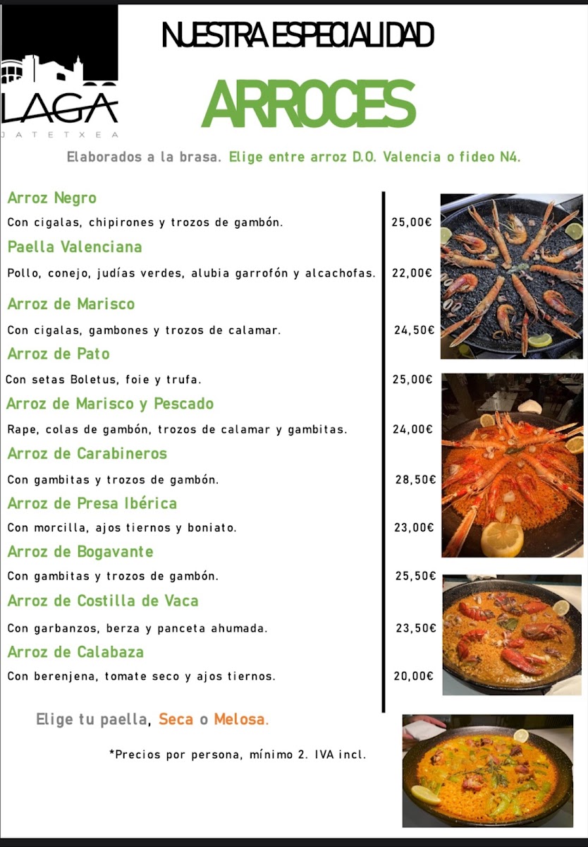 Laga Jatetxea Photo Menu 4