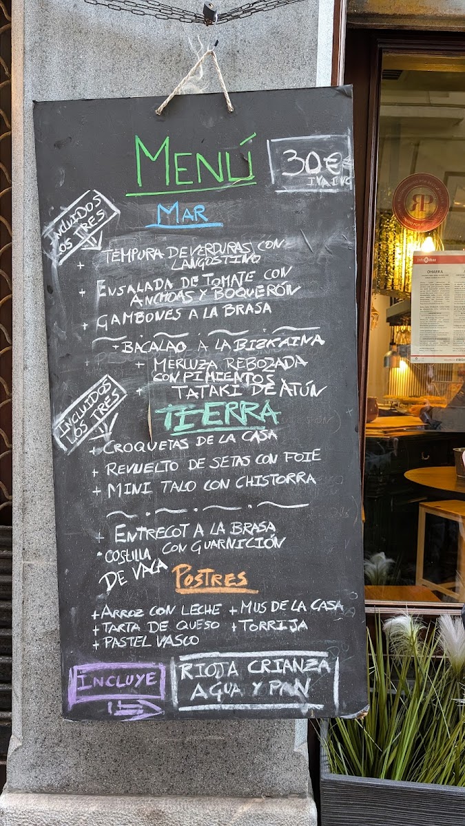 Laga Jatetxea Photo Menu 6