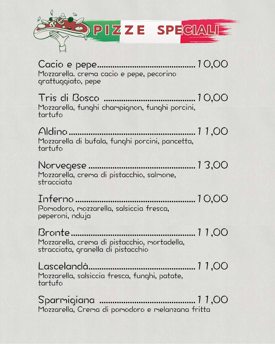 Pizzeria Lascelandà Photo Menu 4