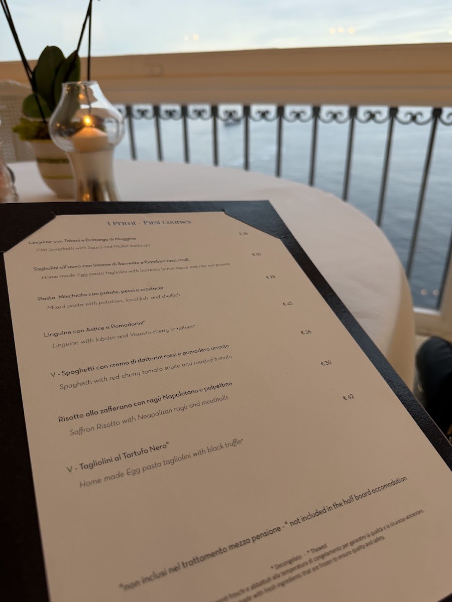 Ristorante Ambassador Sorrento fine dining Photo Menu 5