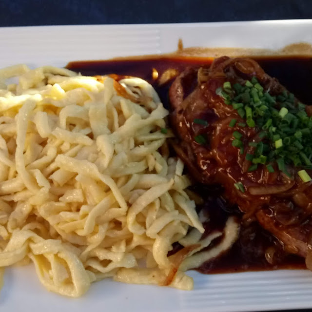 Zwiebelrostbraten Mit Spätzle