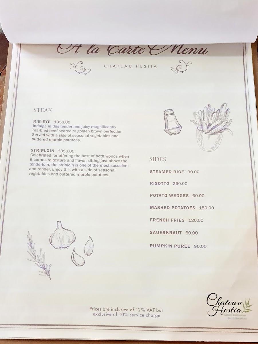 Chateau Hestia Photo Menu 6