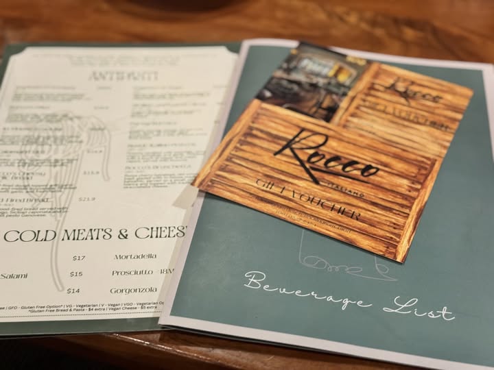 Rocco Italiano Photo Menu 1