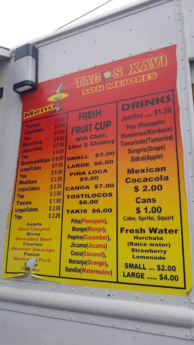 Tacos Xavi Photo Menu 4