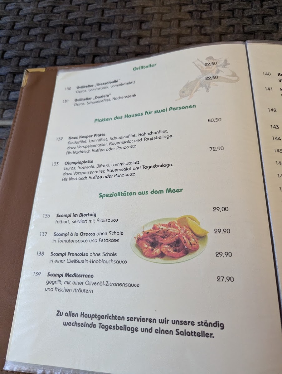 Griechisches Restaurant Haus Kesper Nefeli Restaurant - Witten Photo Menu 7