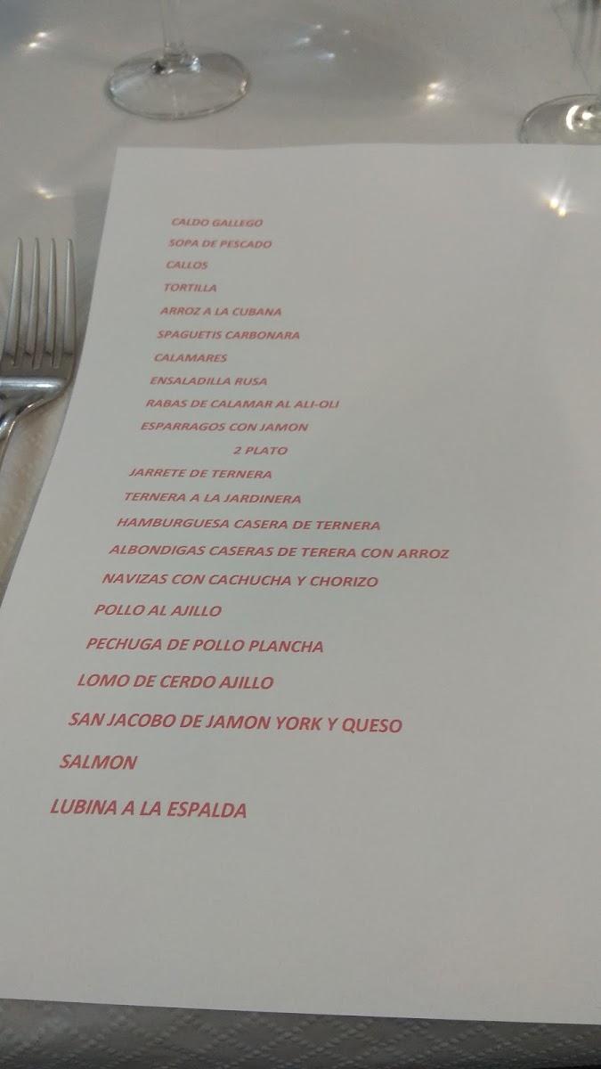 Restaurante O Meu Lar Photo Menu 4