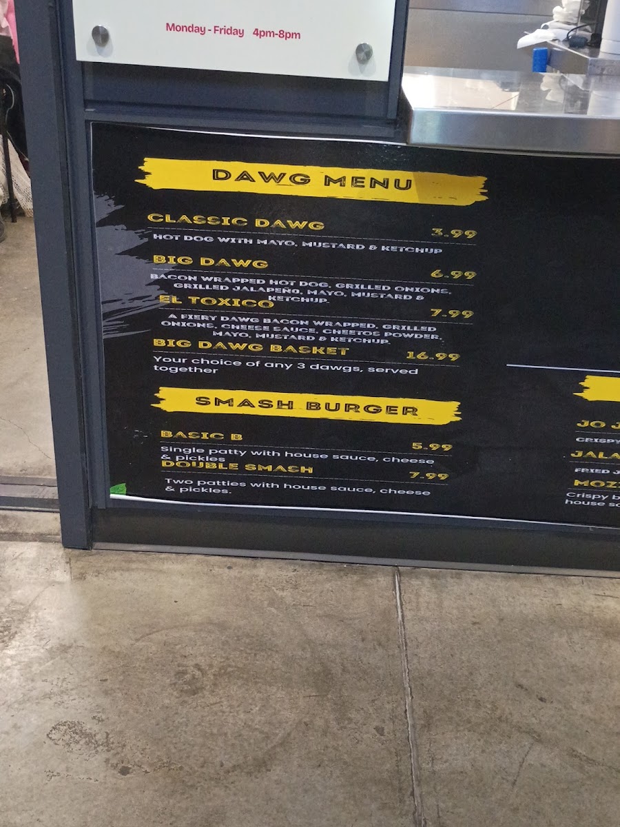 Big Dawg Basket Photo Menu 1