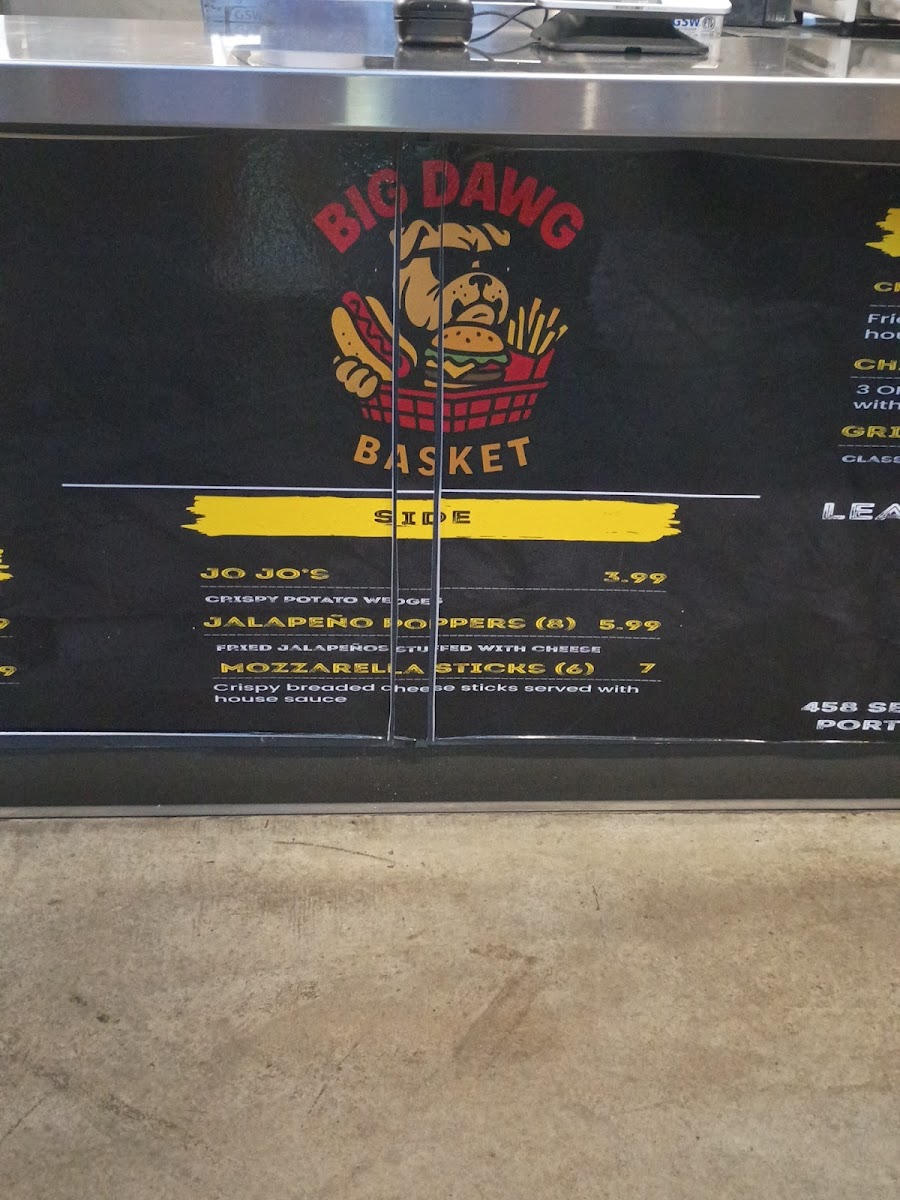 Big Dawg Basket Photo Menu 3