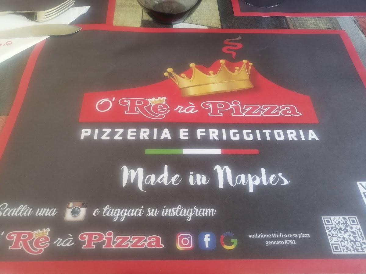 Pizzeria Ò RE rà Pizza POZZUOLI ,Monteruscello Photo Menu 1