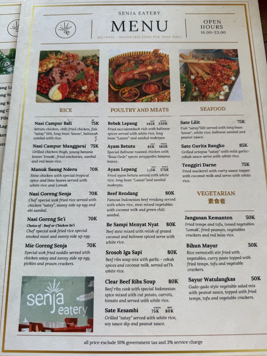 Senja Eatery Photo Menu 4