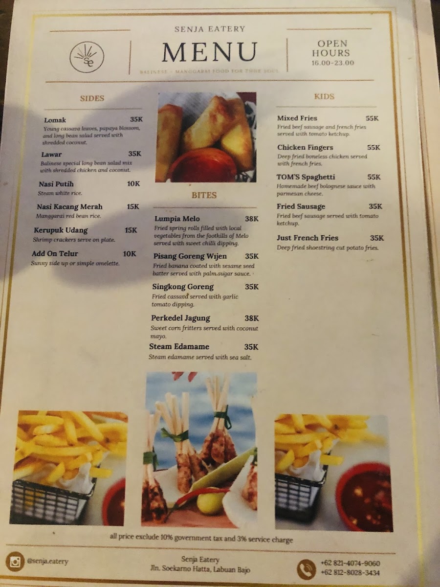Senja Eatery Photo Menu 7