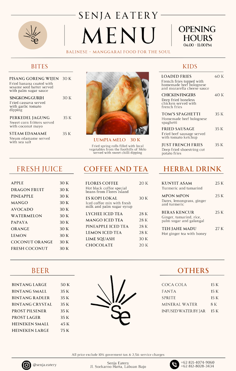 Senja Eatery Photo Menu 8