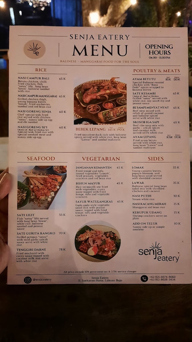 Senja Eatery Photo Menu 9