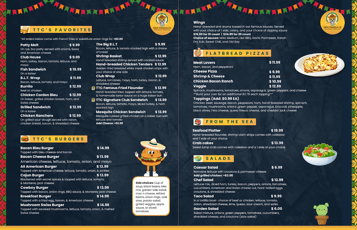 Taco Tequila Co Photo Menu 1