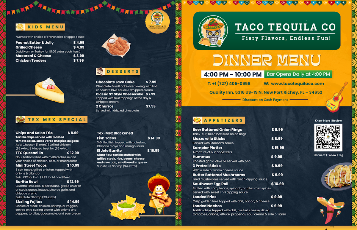 Taco Tequila Co Photo Menu 2