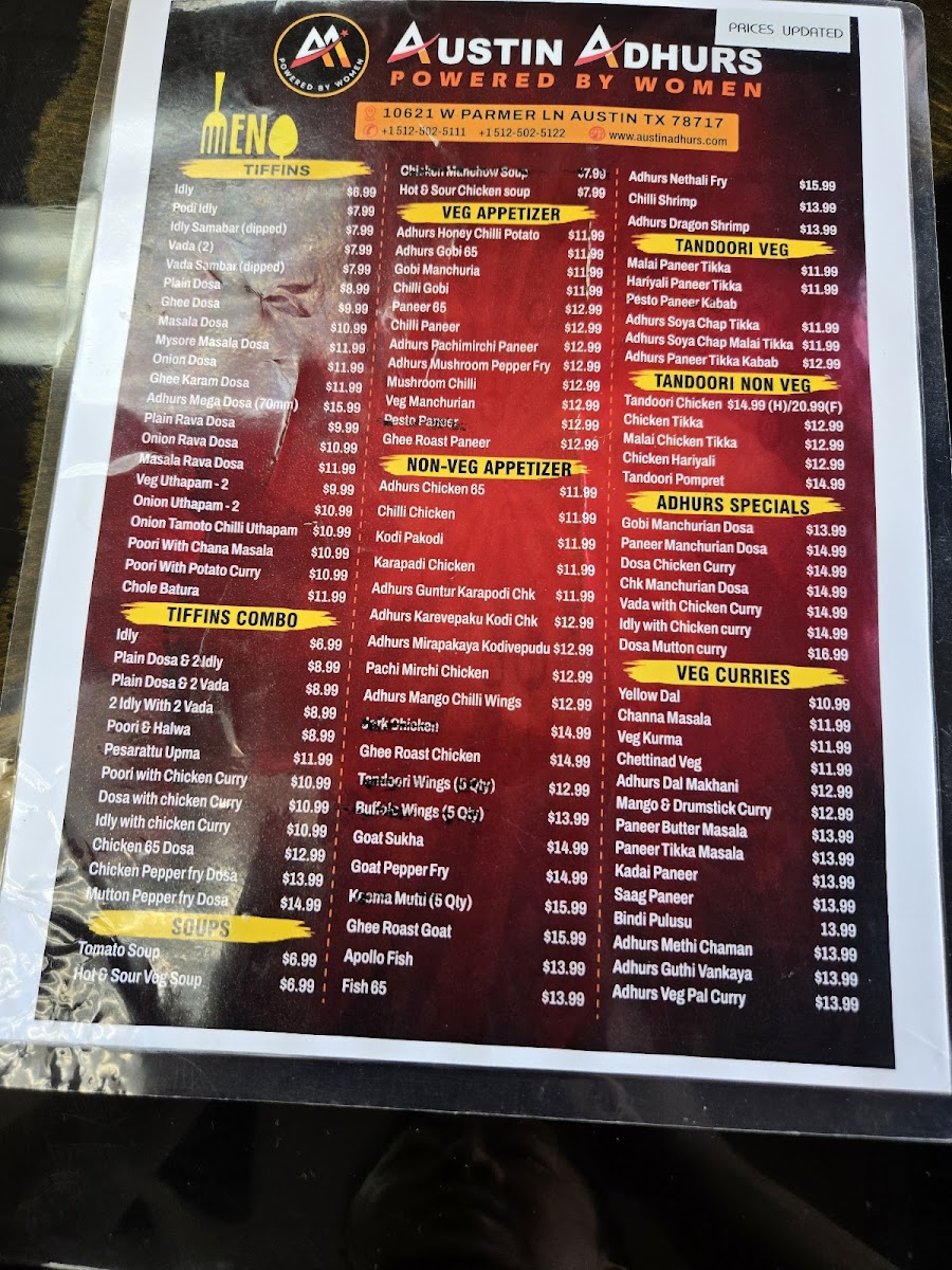 Austin Adhurs Photo Menu 7