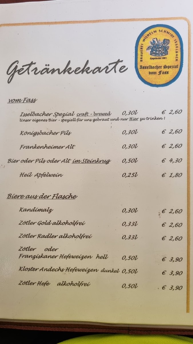 Gaststätte zur alten Brauerei Photo Menu 2
