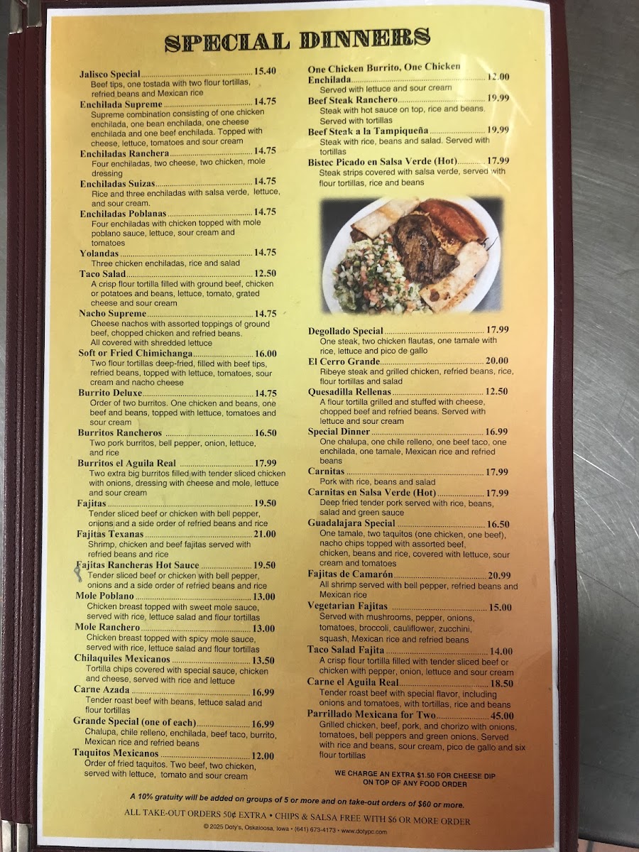 Mi Ranchito Mexican Restaurant Photo Menu 1