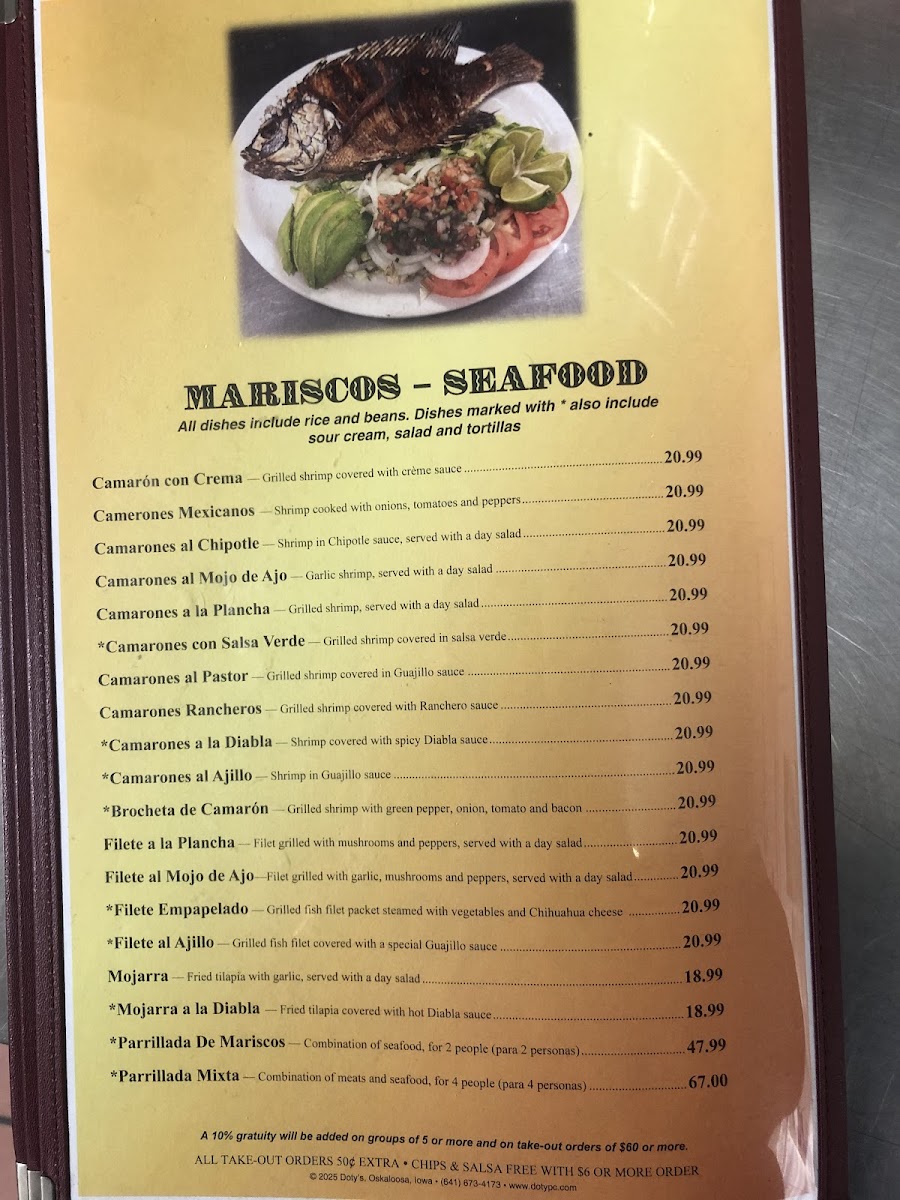 Mi Ranchito Mexican Restaurant Photo Menu 2