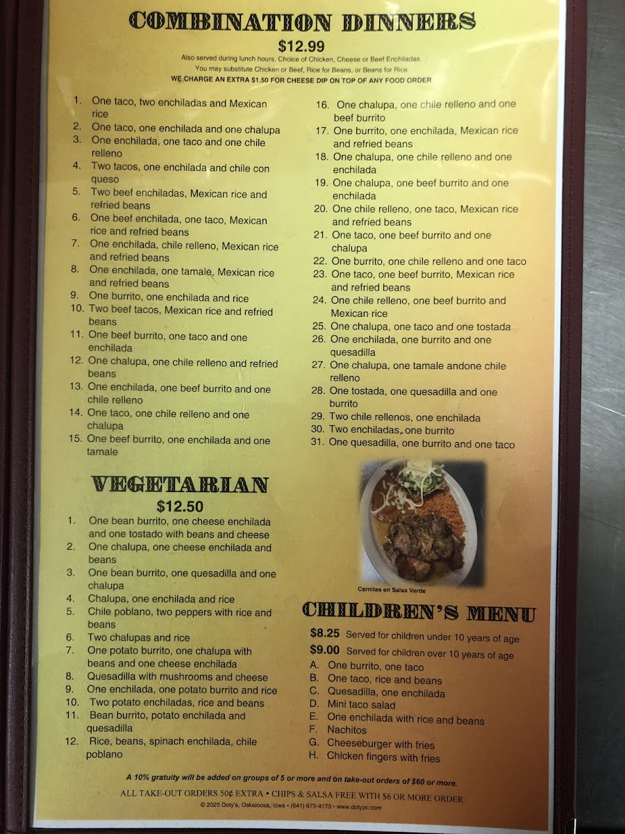 Mi Ranchito Mexican Restaurant Photo Menu 3