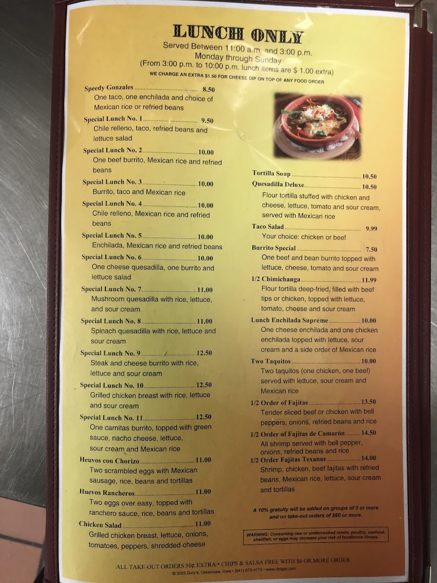 Mi Ranchito Mexican Restaurant Photo Menu 5