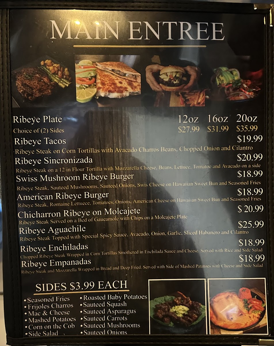 Prado's Steaks Photo Menu 1