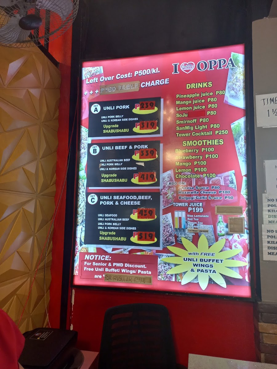 Oppa K-Grill - Fairview Branch Photo Menu 4