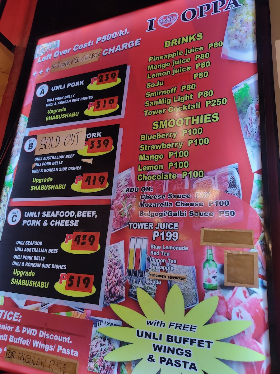 Oppa K-Grill - Fairview Branch Photo Menu 6