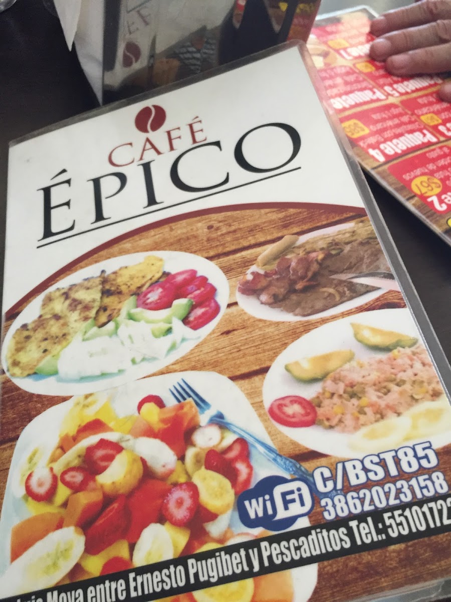 Cafe “Épico” Photo Menu 10
