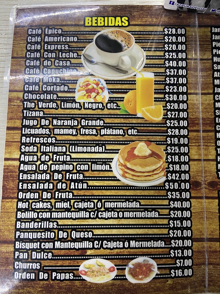 Cafe “Épico” Photo Menu 2