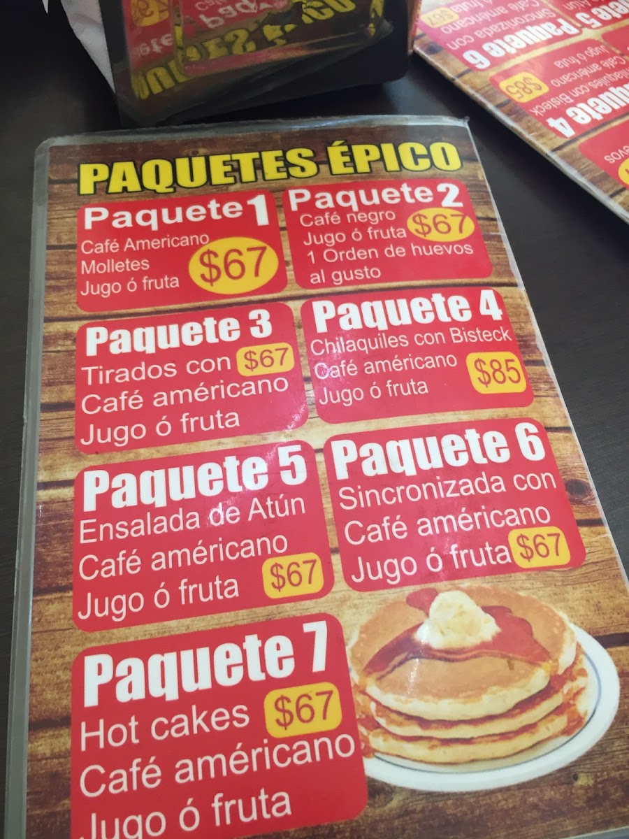 Cafe “Épico” Photo Menu 7