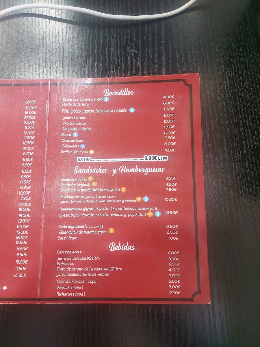 Cafetería Mayte Photo Menu 2