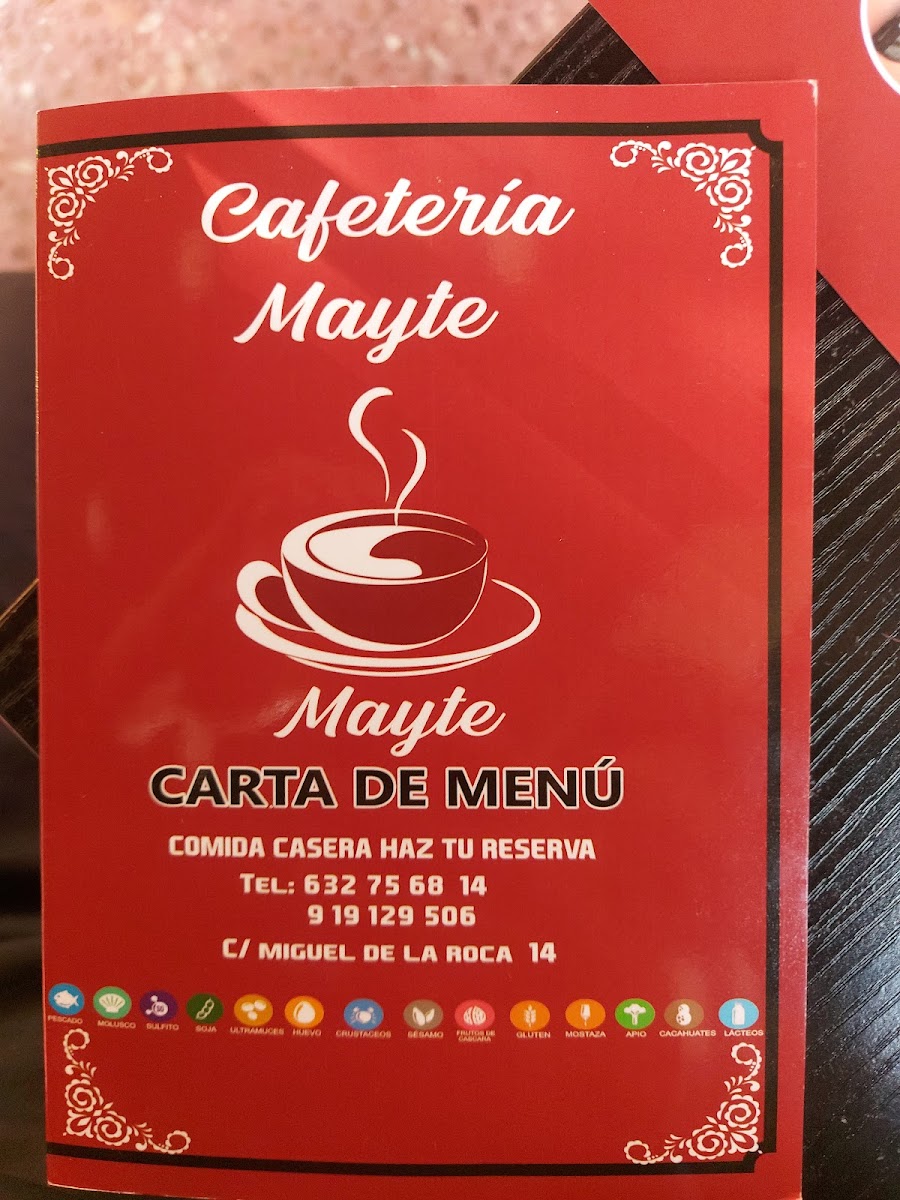 Cafetería Mayte Photo Menu 5
