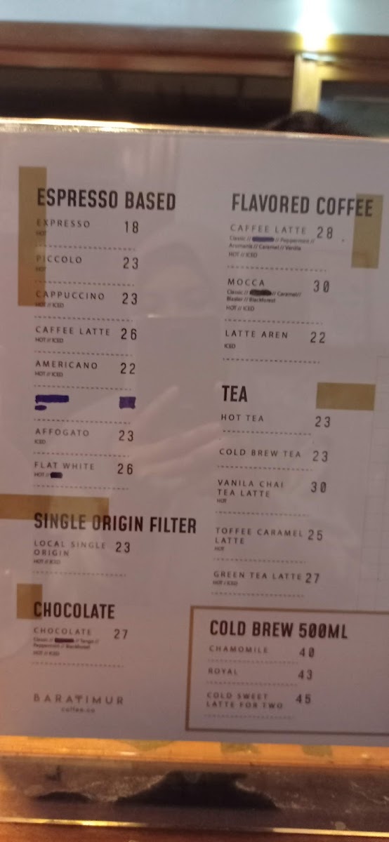 Baratimur Kopi Photo Menu 3
