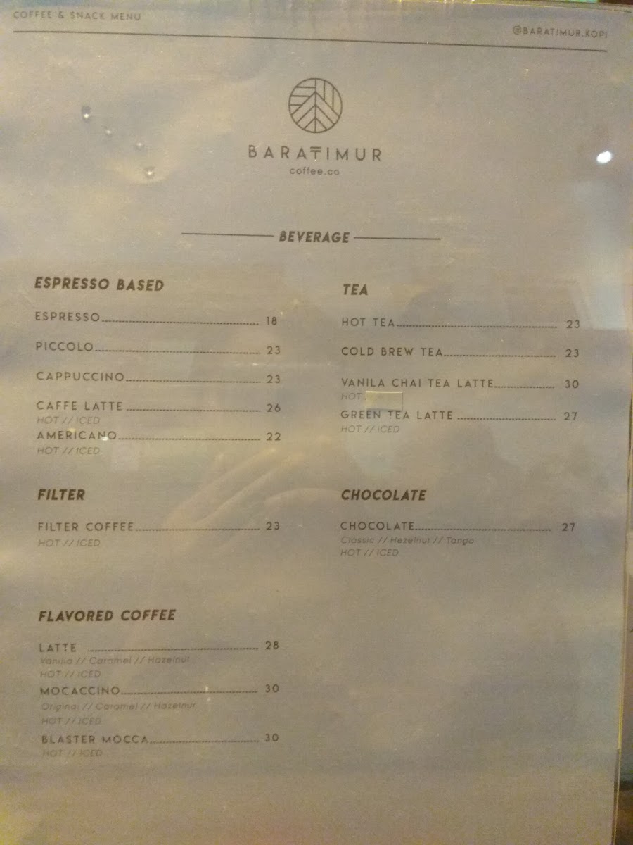 Baratimur Kopi Photo Menu 6